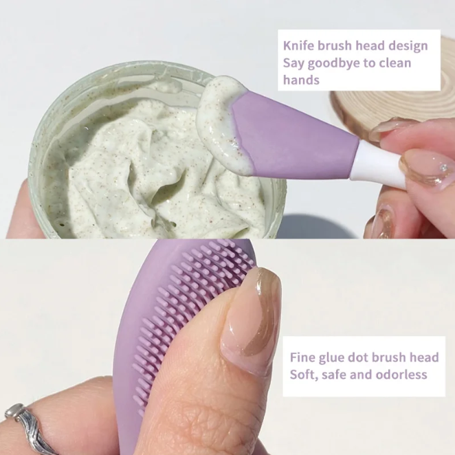 Double Headed Silicone Face Brush
