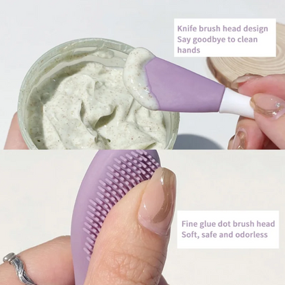 Double Headed Silicone Face Brush