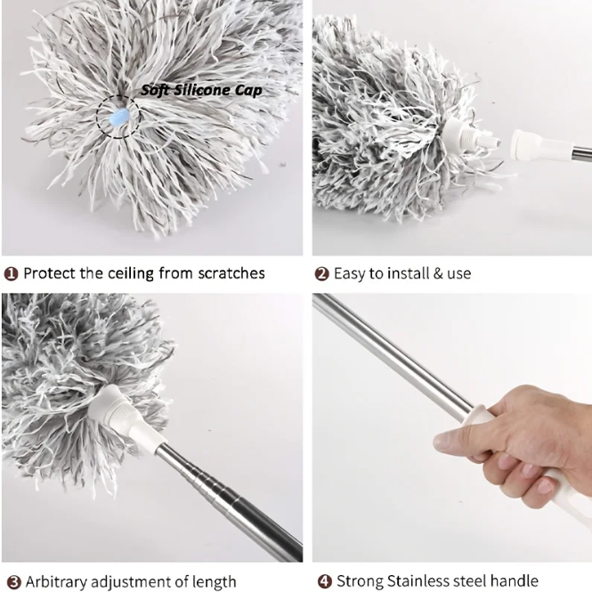 Extendable Microfiber Feather Duster