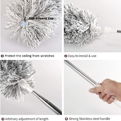 Extendable Microfiber Feather Duster